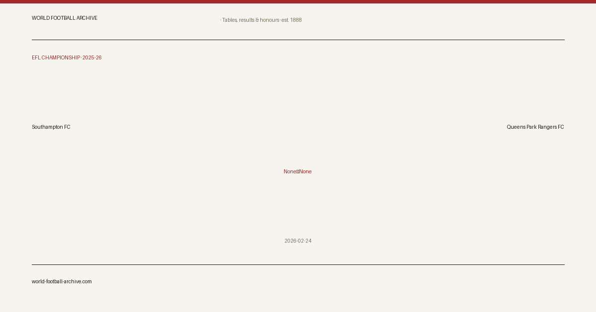 Southampton FC – Queens Park Rangers FC · share card